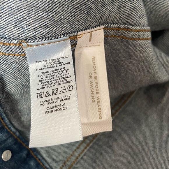 Ann Taylor LOFT Women’s Denim Jacket Size Large - Picture 10 of 10